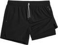 Men's 2-in-1 Running Shorts with Compression Liner 5in - Quick Dry