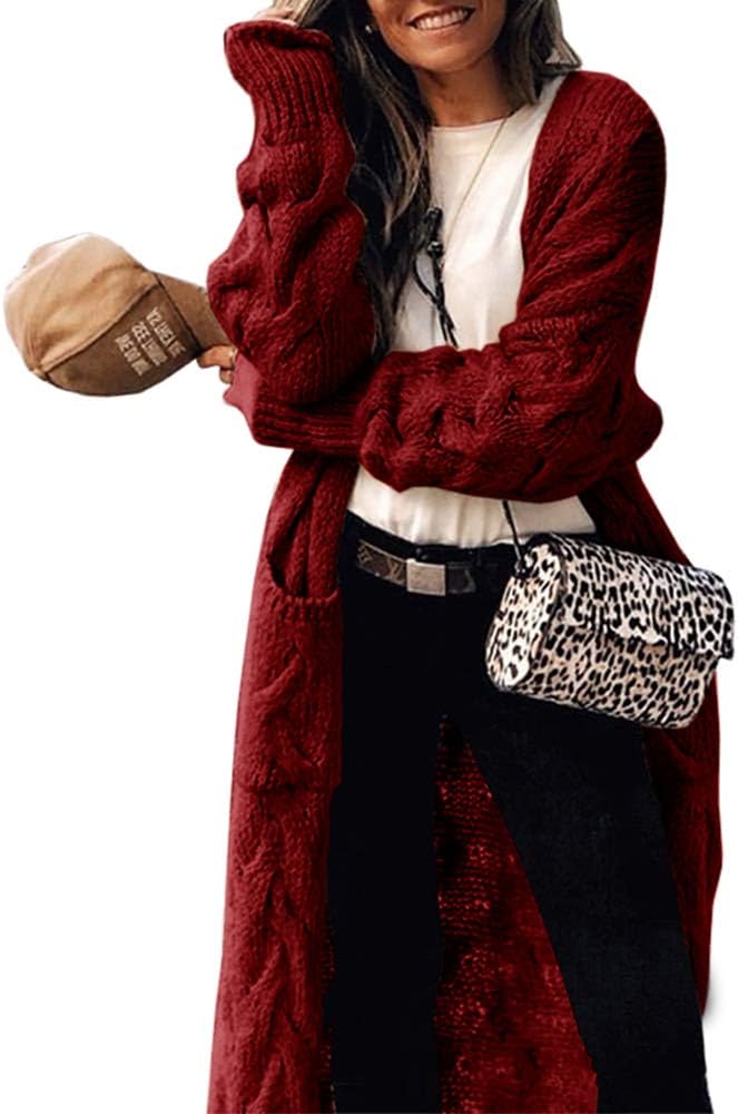 ZIWOCH Women's Long Cardigan Coats for Casual Style and Comfort
