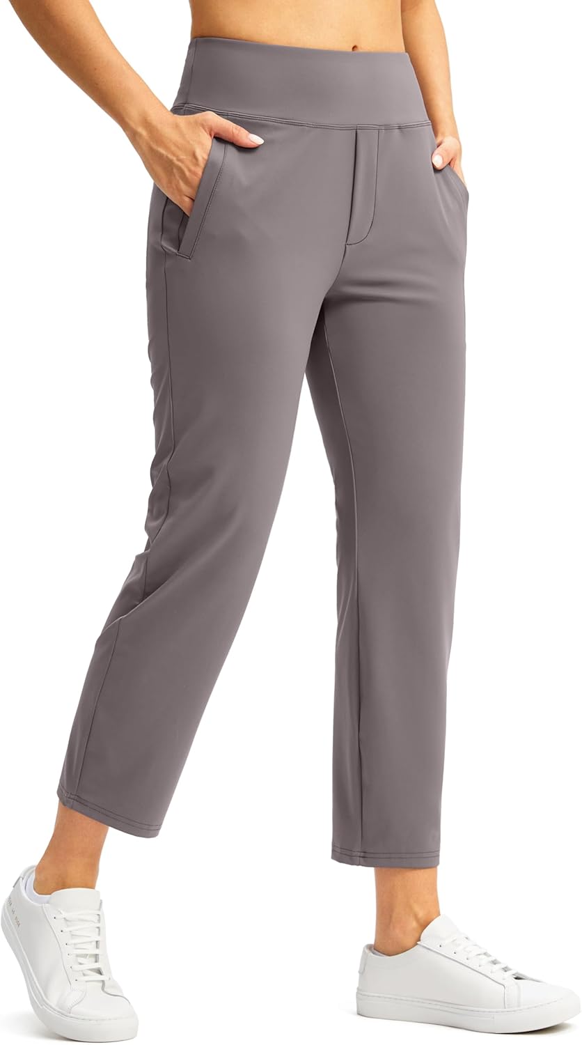 SANTINY Women's 7/8 High Waisted Stretch Ankle Pants Review