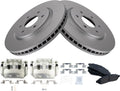 TRQ Front Brake Pad & Rotor Kit - Direct Fit Front Brake Replacement