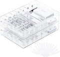 Cable Charger Organizer Box - Large Clear Stackable Cord Storage