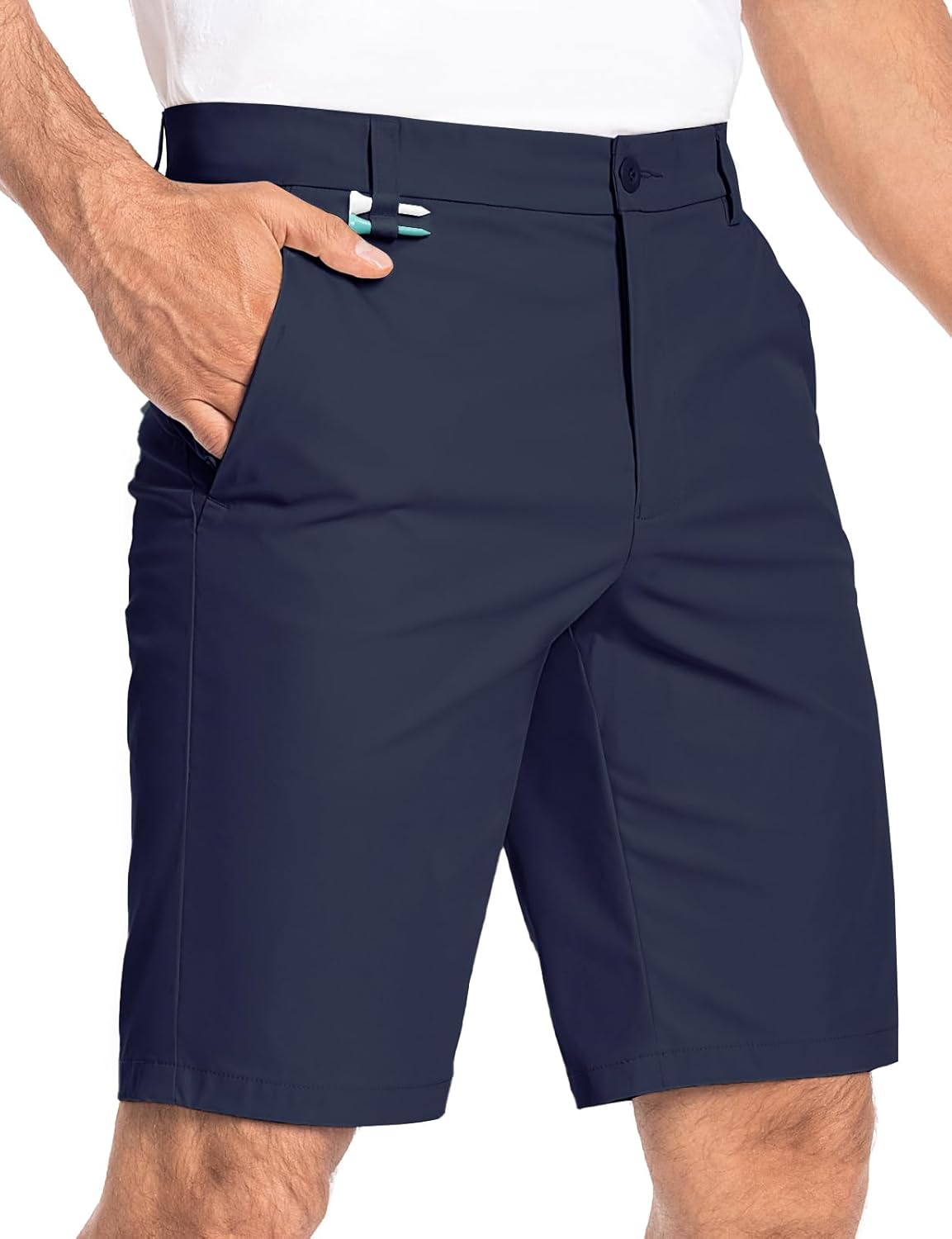 Moosehill Mens Golf Dress Casual Shorts for Ultimate Comfort
