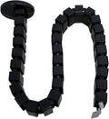 Heavy Duty Adjustable Cable Management Snake - Under-Desk Organizer