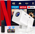 Smart Projector with Apps for 4K Movies and Gaming Anywhere
