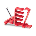 Multi-Cable Staple for NM, Coaxial & CAT5 - 100 Pack Red