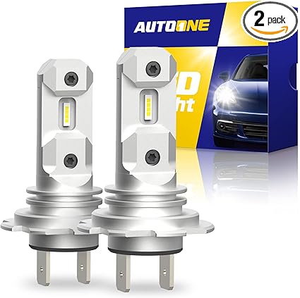 AUTOONE H7 LED Headlight Bulb - Super Bright 6500K White Light