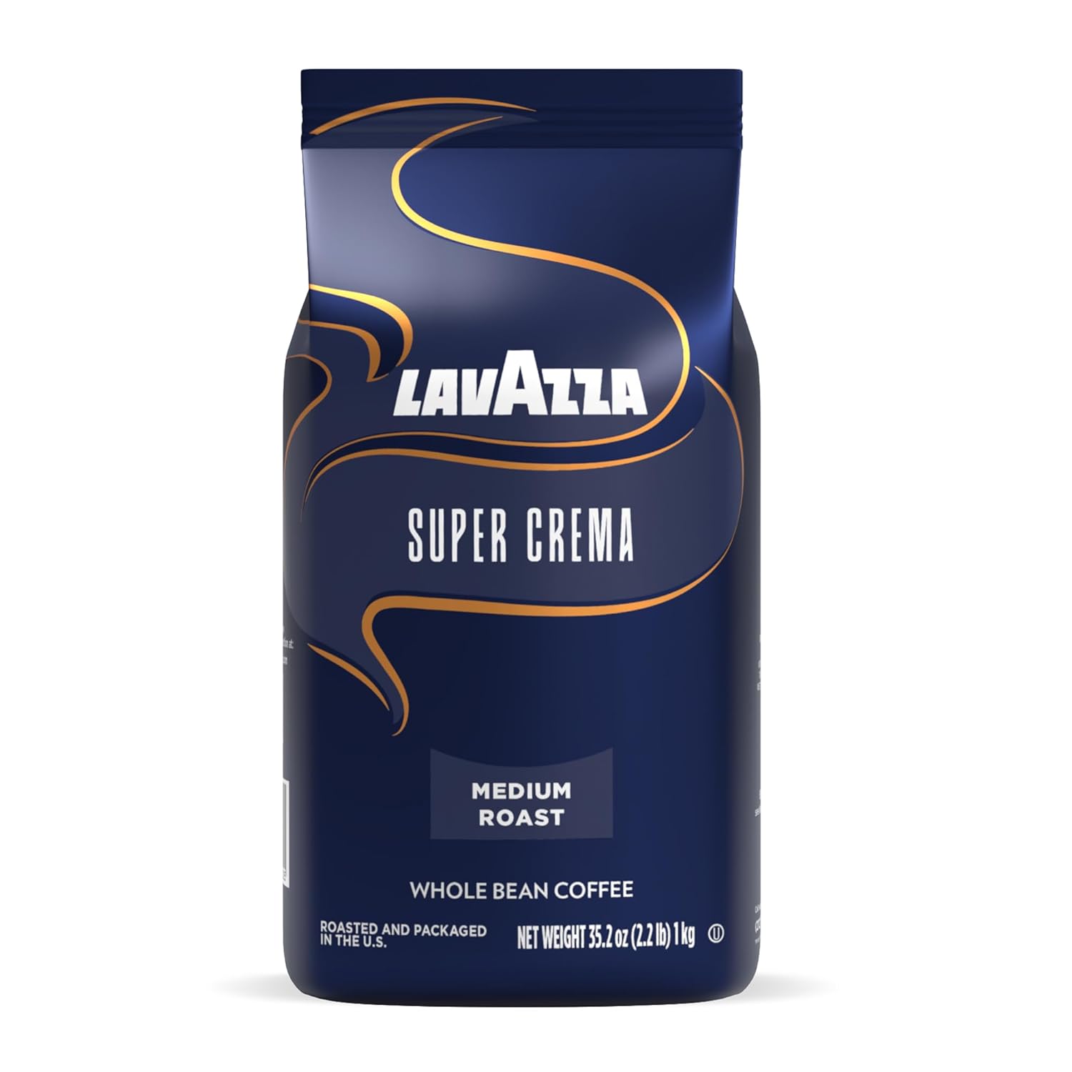 Lavazza Super Crema Whole Bean Coffee Blend - Premium Aromatic Flavor