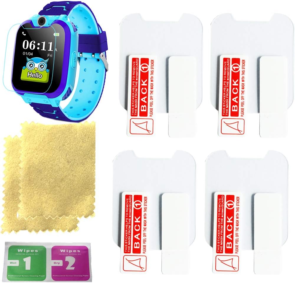 Crystal Clear Screen Protector for PUBU Kids Smart Watch - Octelect