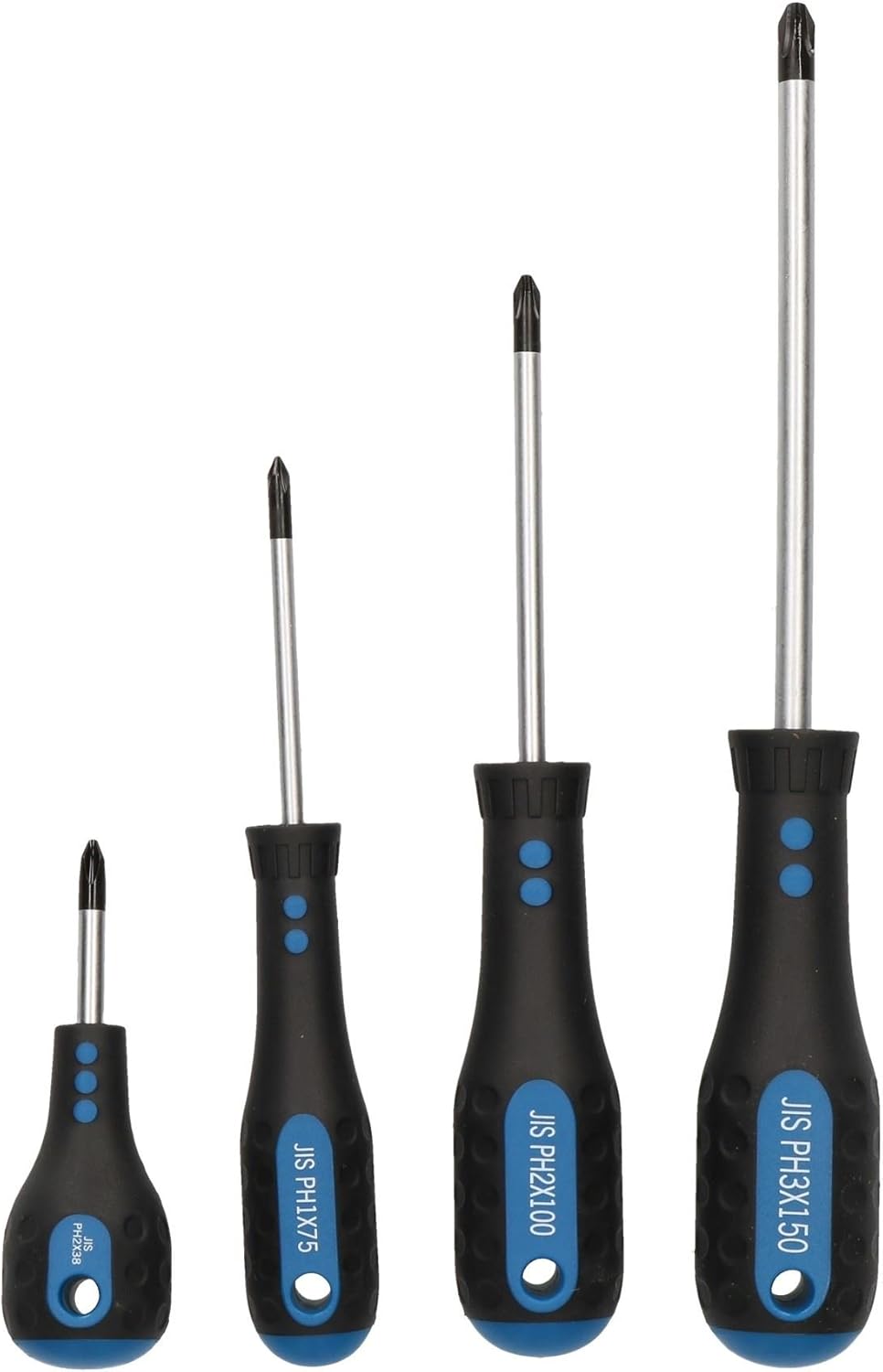 JIS Screwdriver Set for Japanese Standard Screws - 4pc Set