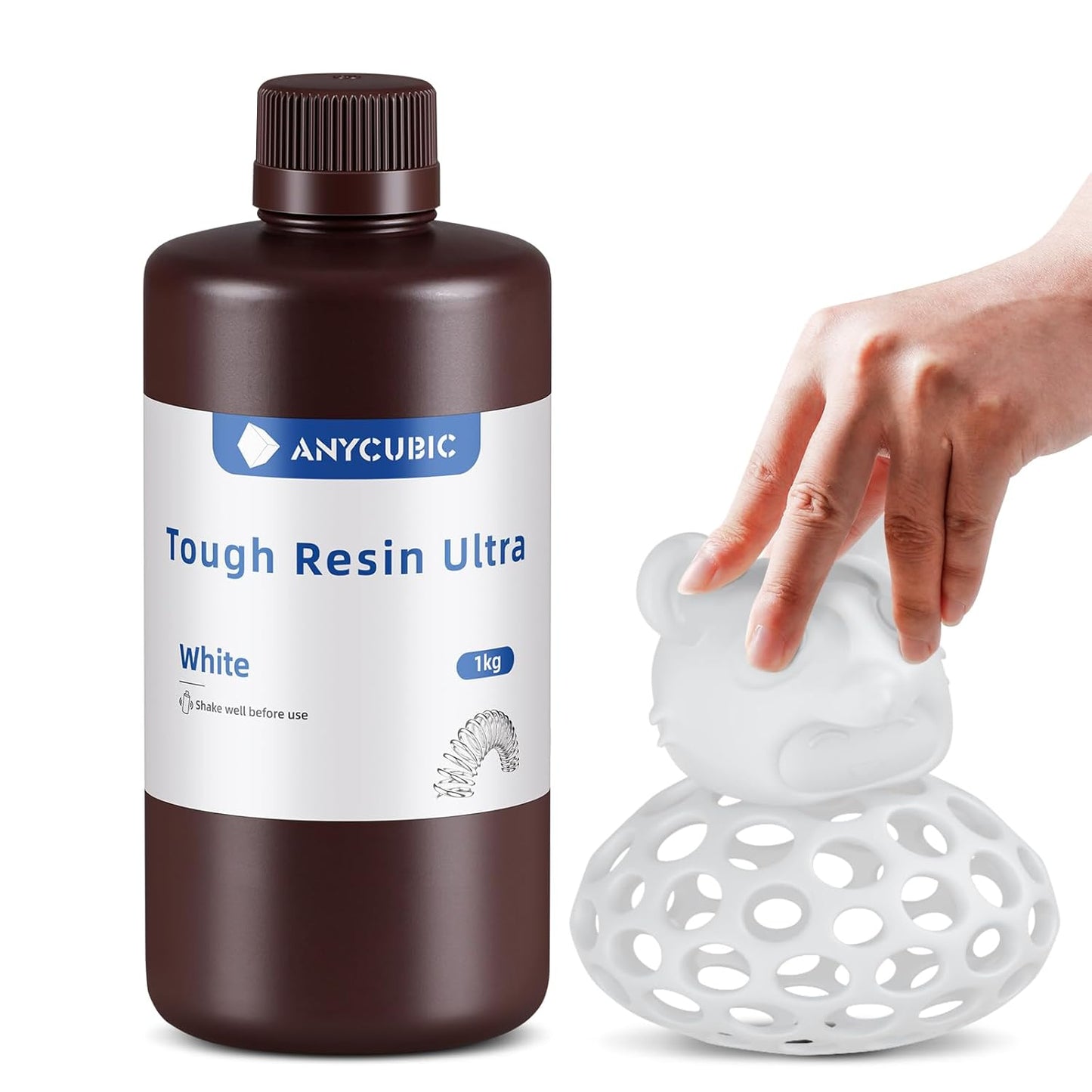 ANYCUBIC Ultra Tough Resin for 3D Printing with Flexibility