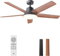 Ceiling Fans with Lights 52 in 6-Speed DC Motor - Quiet, Dimmable