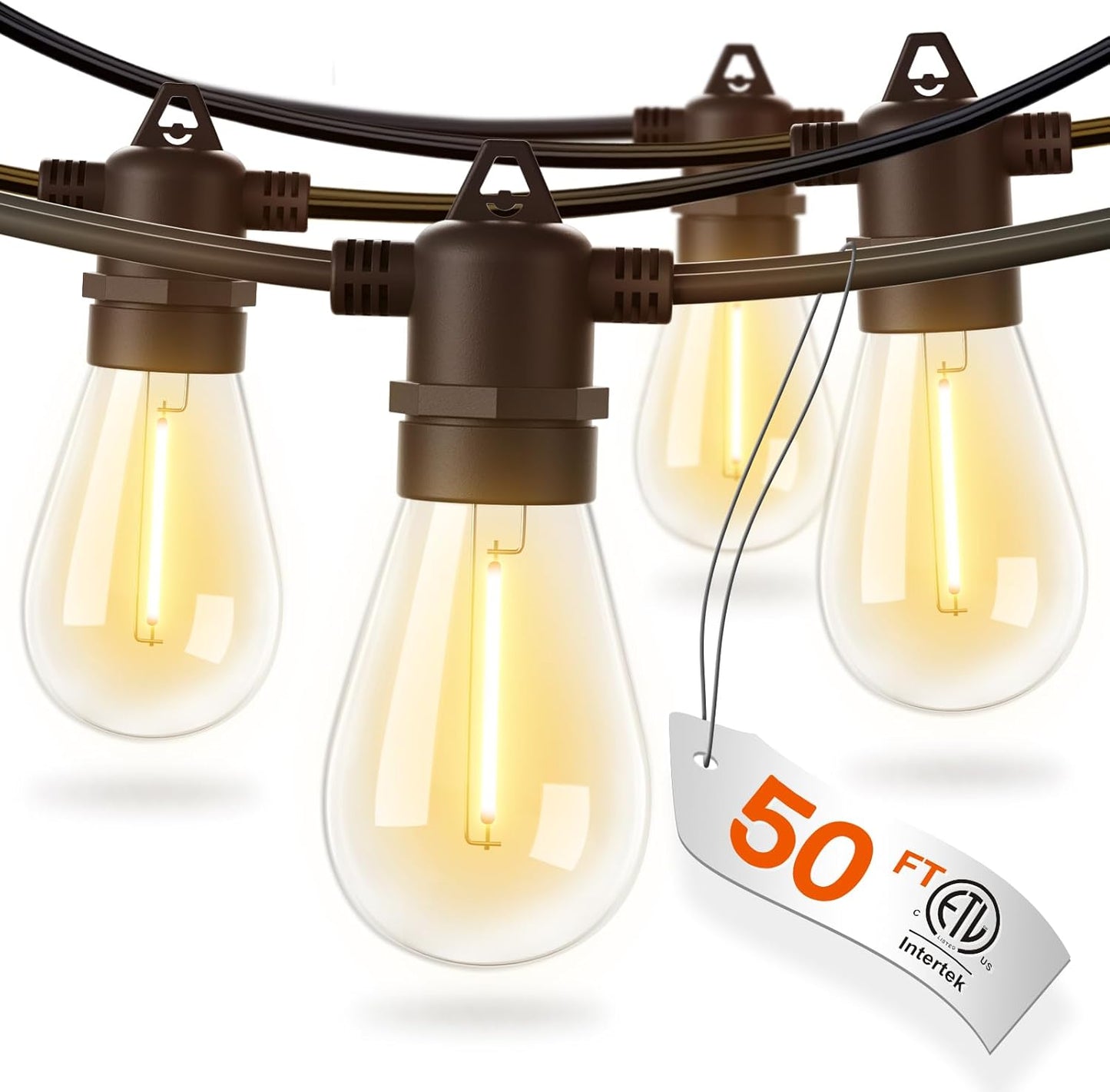 Addlon Commercial Grade Patio Lights - Weatherproof & Stylish