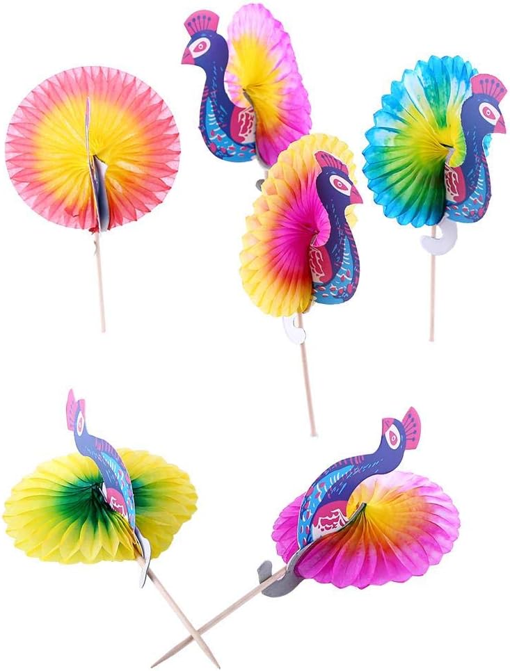 50pcs Fruit Cake Picks for Party Decor