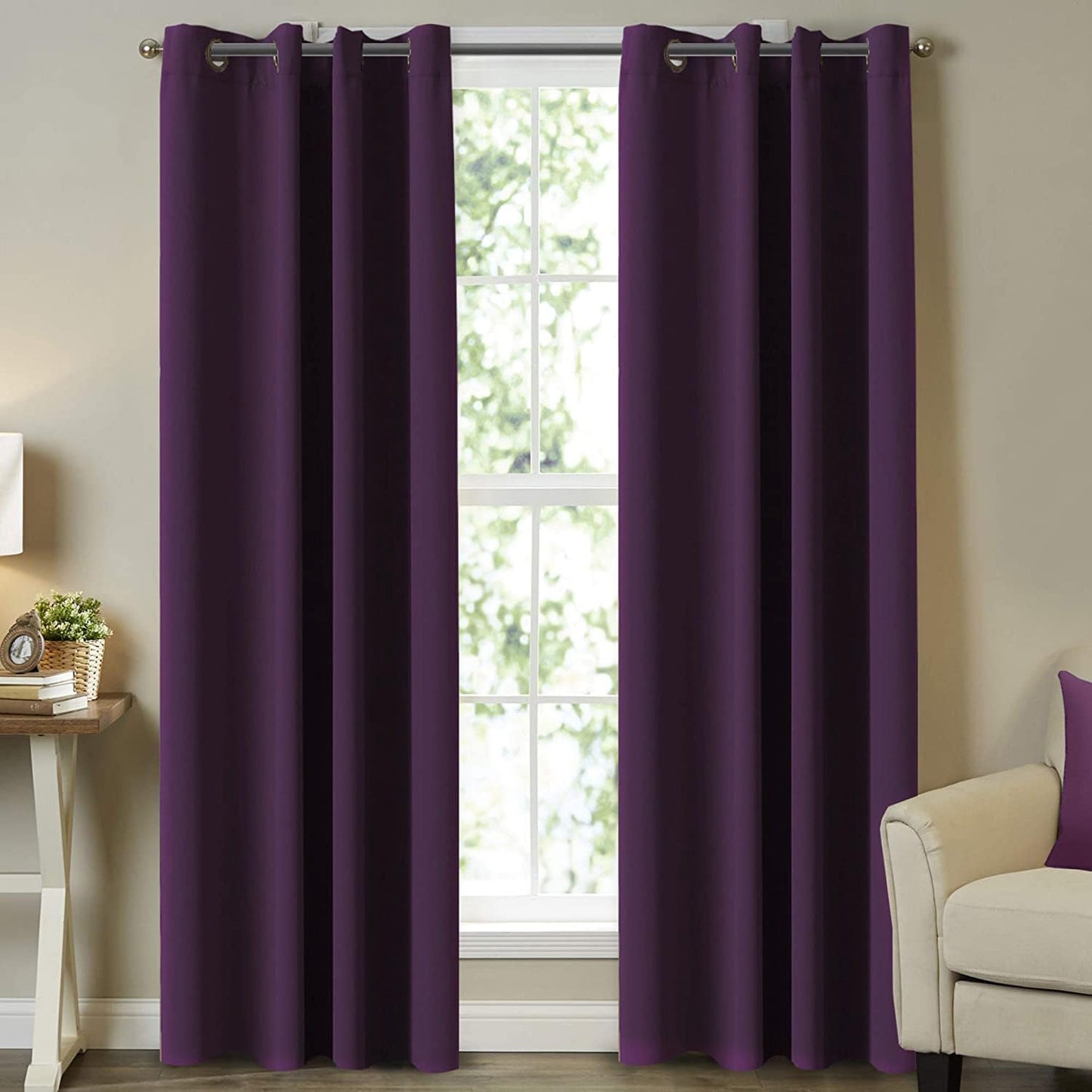 Turquoize Blackout Curtain Panels for Living Room Window Treatment