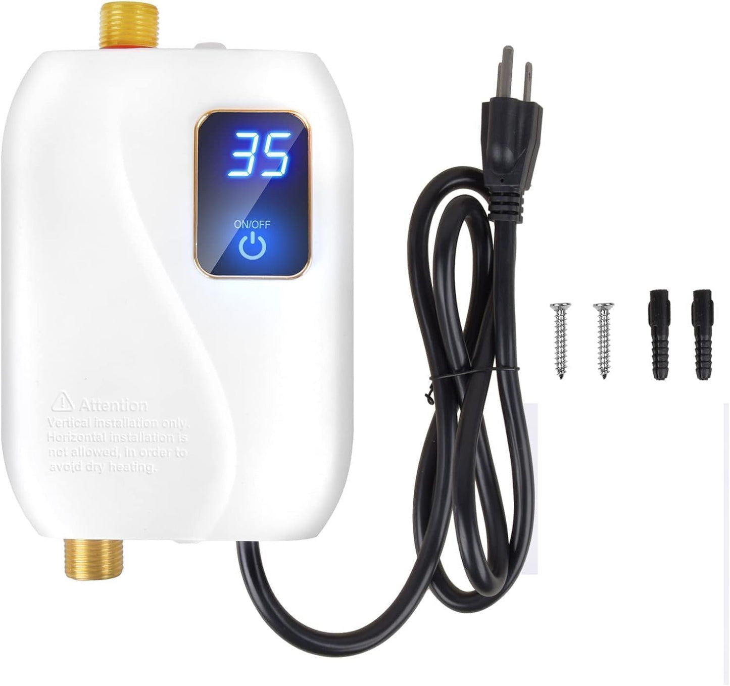 Instant Hot Water on Demand - 3000W Tankless Heater