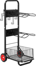 DaisyInner Rolling Saddle Cart: Heavy Duty Horse Equipment
