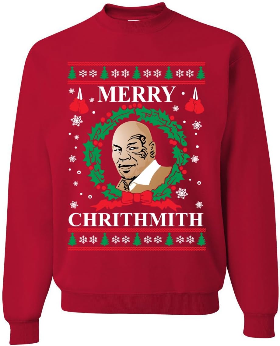 Wild Bobby Merry Chrithmith Ugly Christmas Sweater for All