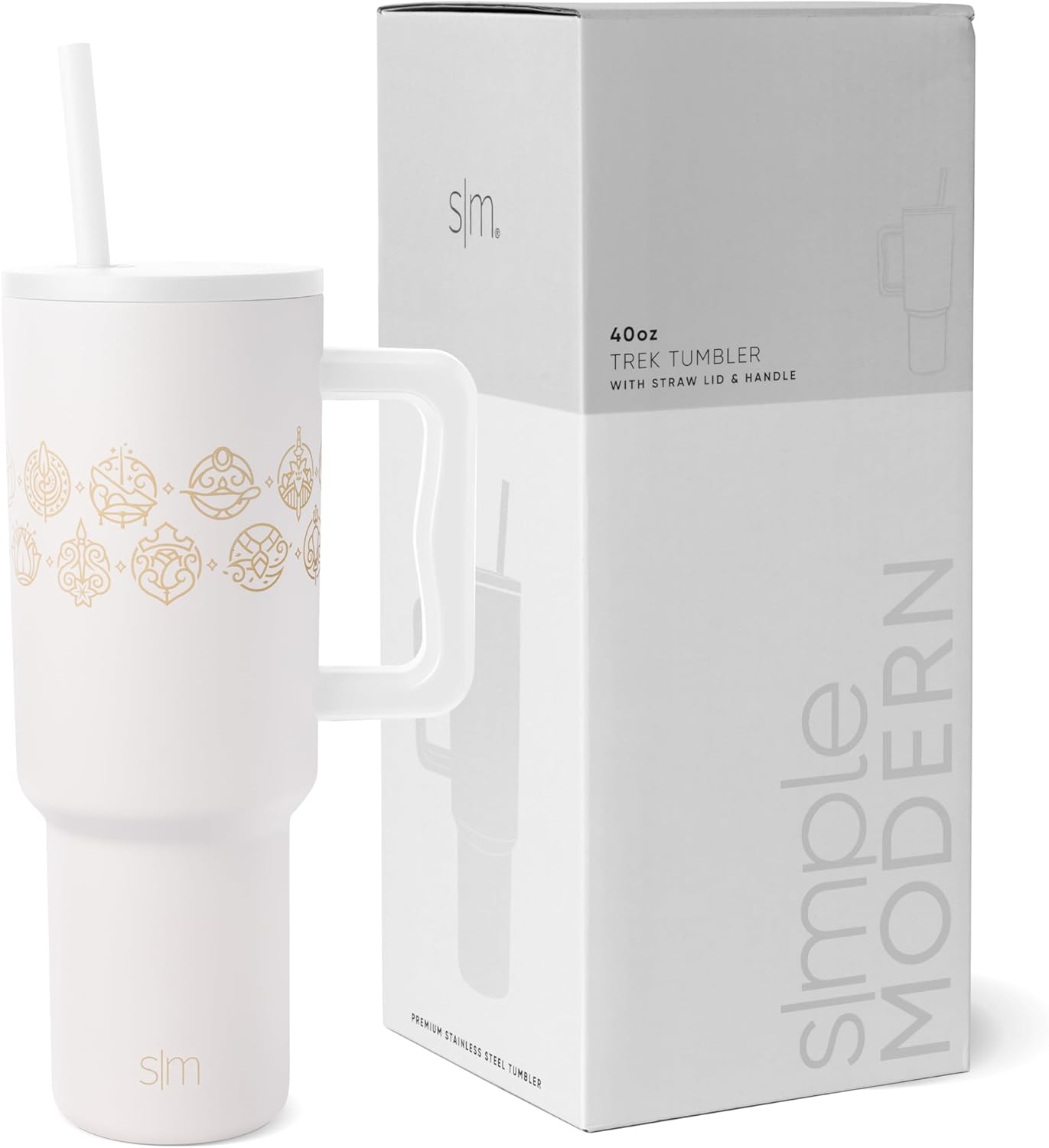 Simple Modern Disney 40 oz Tumbler with Handle and Straw Lid