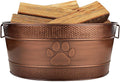BREKX 25-Quart Tub for Firewood Storage Rack - Stylish Durable Log