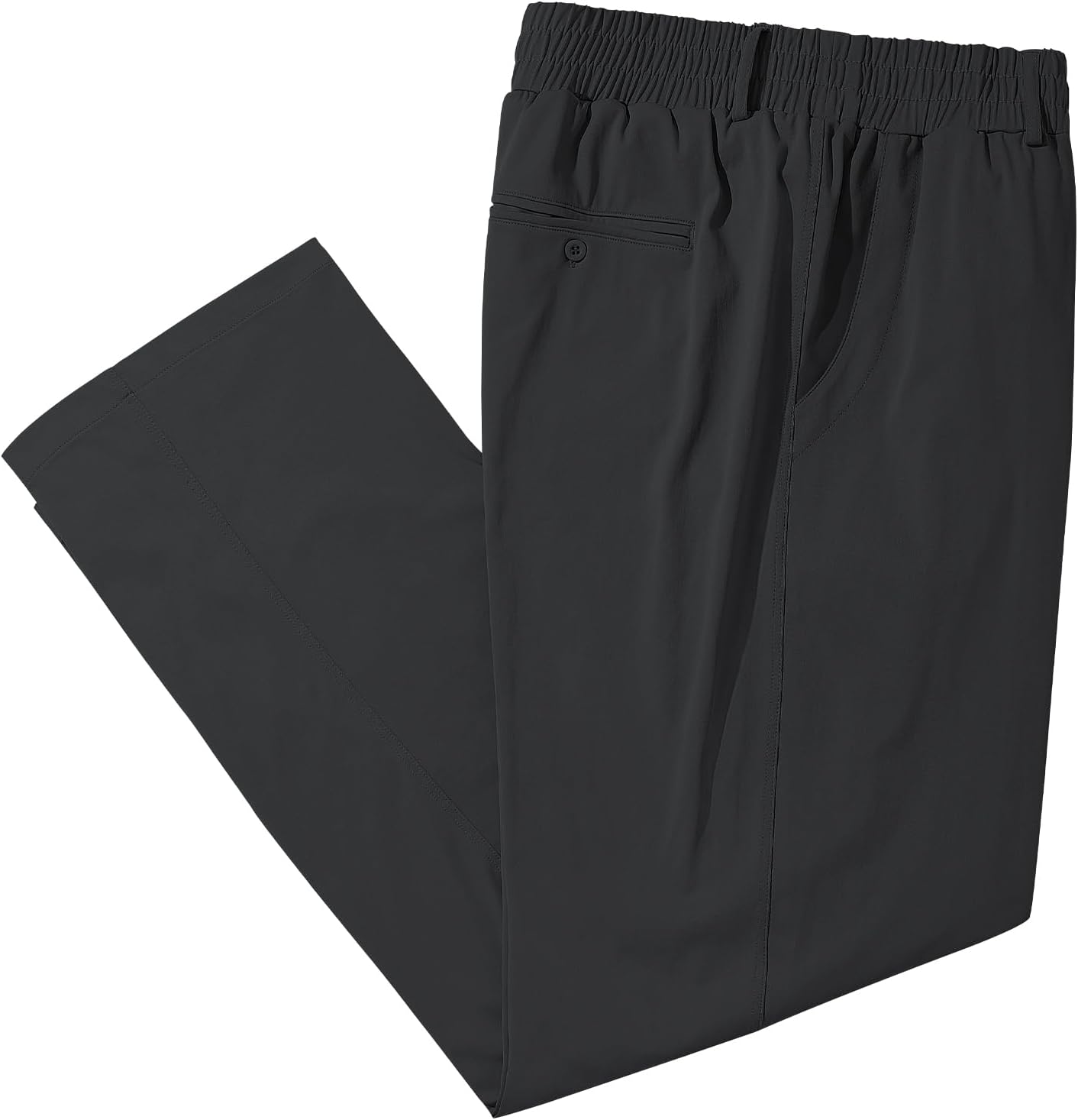 LETAOTAO Mens Big and Tall Full Elastic Waist Pants for Comfort