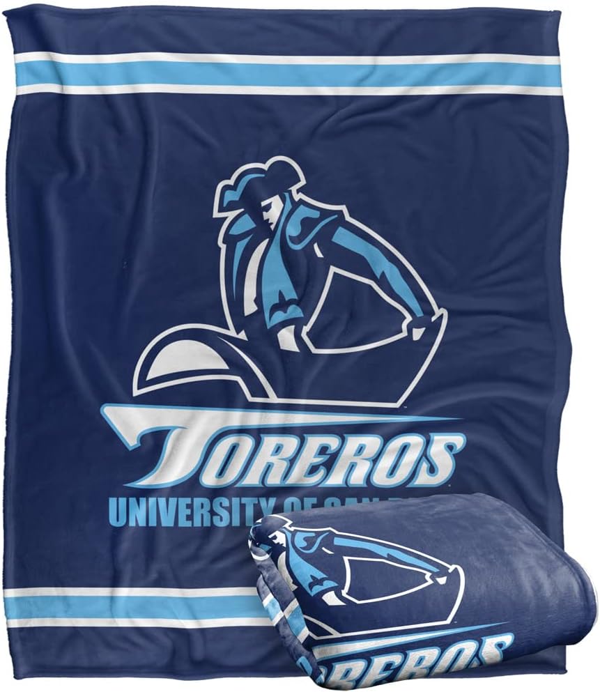 University of San Diego Primary Logo Silky Touch Throw Blanket