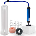 LeLuv Aero Penis Pump with Silicone Hose and Constriction Rings