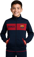 FC Barcelona Soccer Track Jacket Unisex Kids - Official Licensed