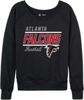 Atlanta Falcons Womens Slouchy Crew Neck Pullover for Fans