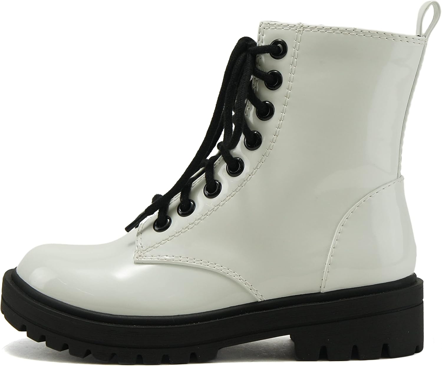 Soda FIRM Combat Ankle Bootie with Lug Sole and Zipper
