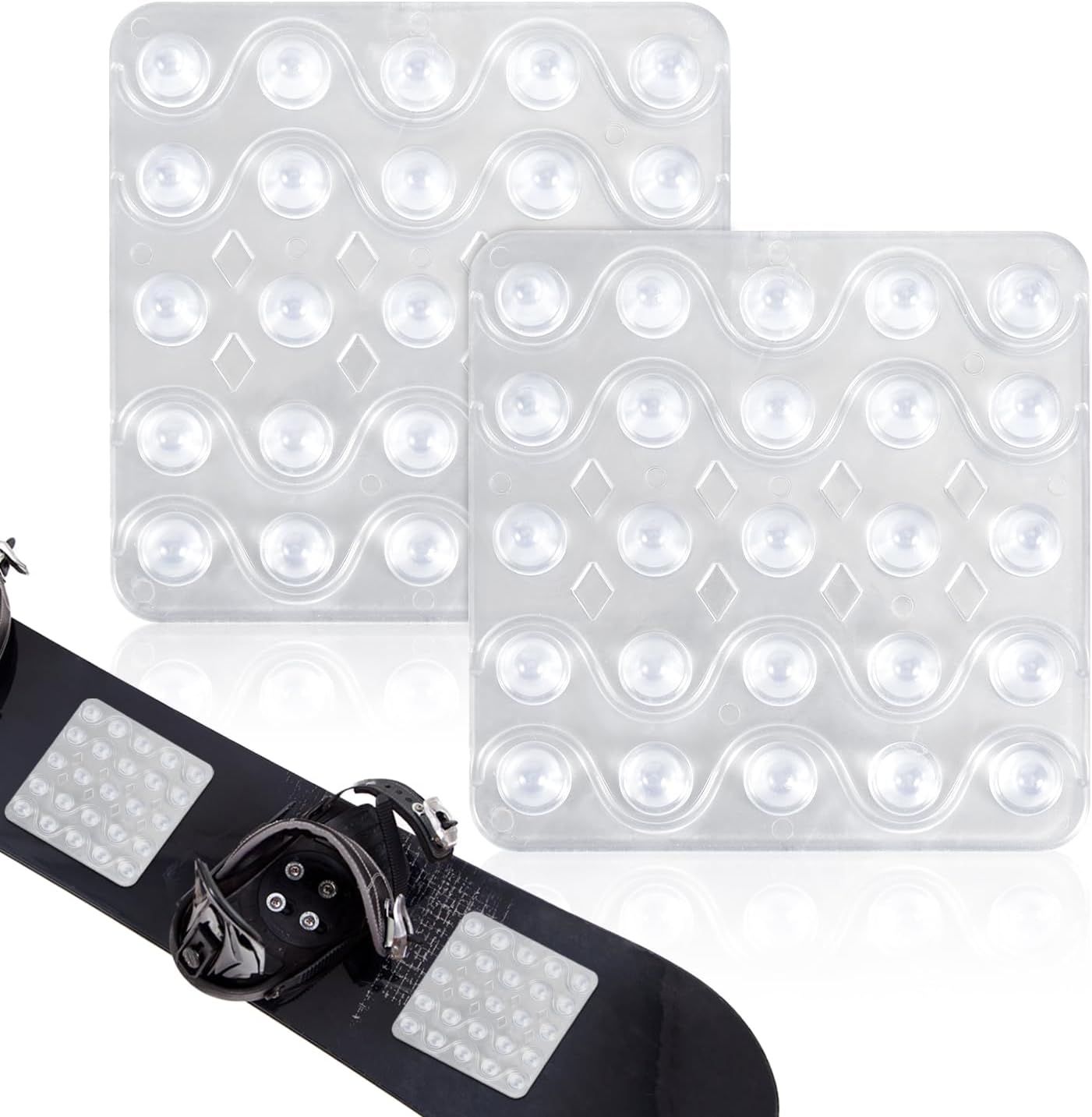 Winter Grip: PEUTIER 2pcs Stomp Pads