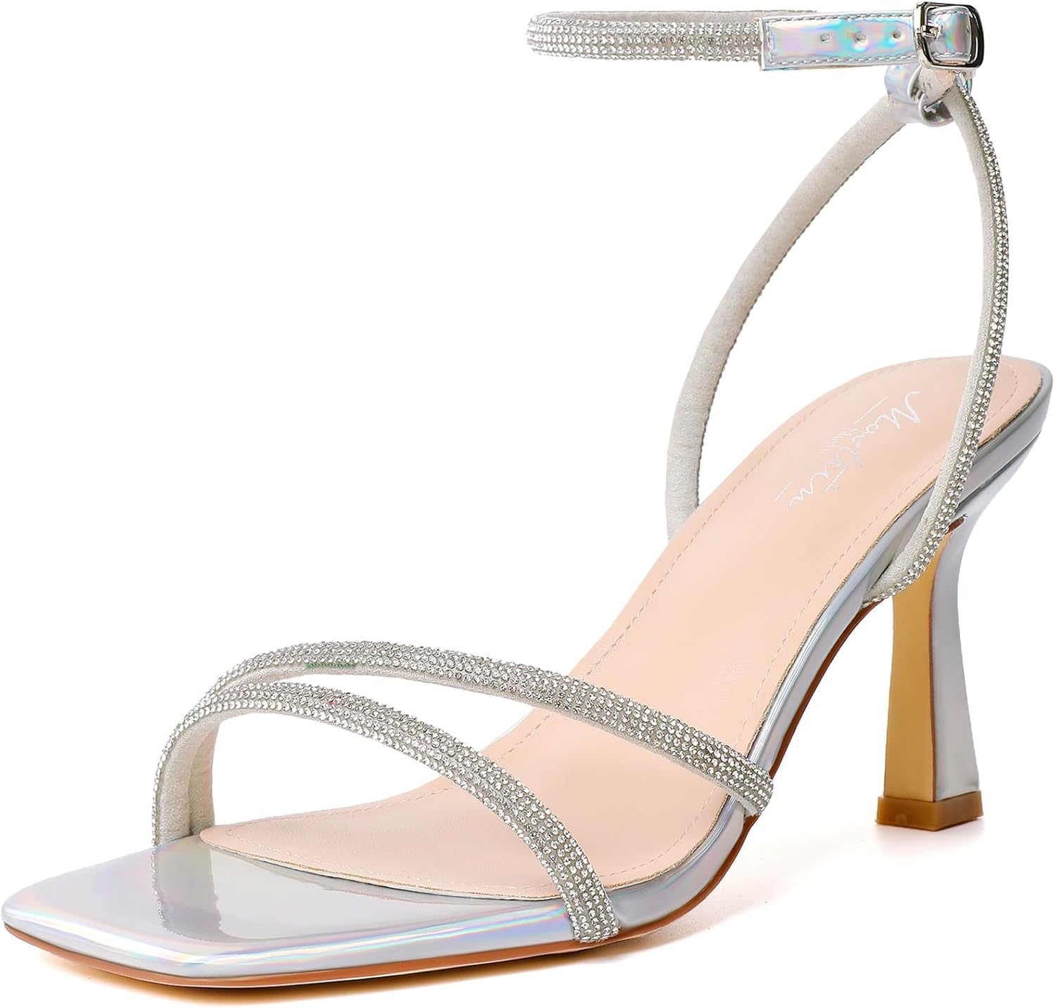 Mostrin Womens Sandals Strappy Heels for Elegant Occasions