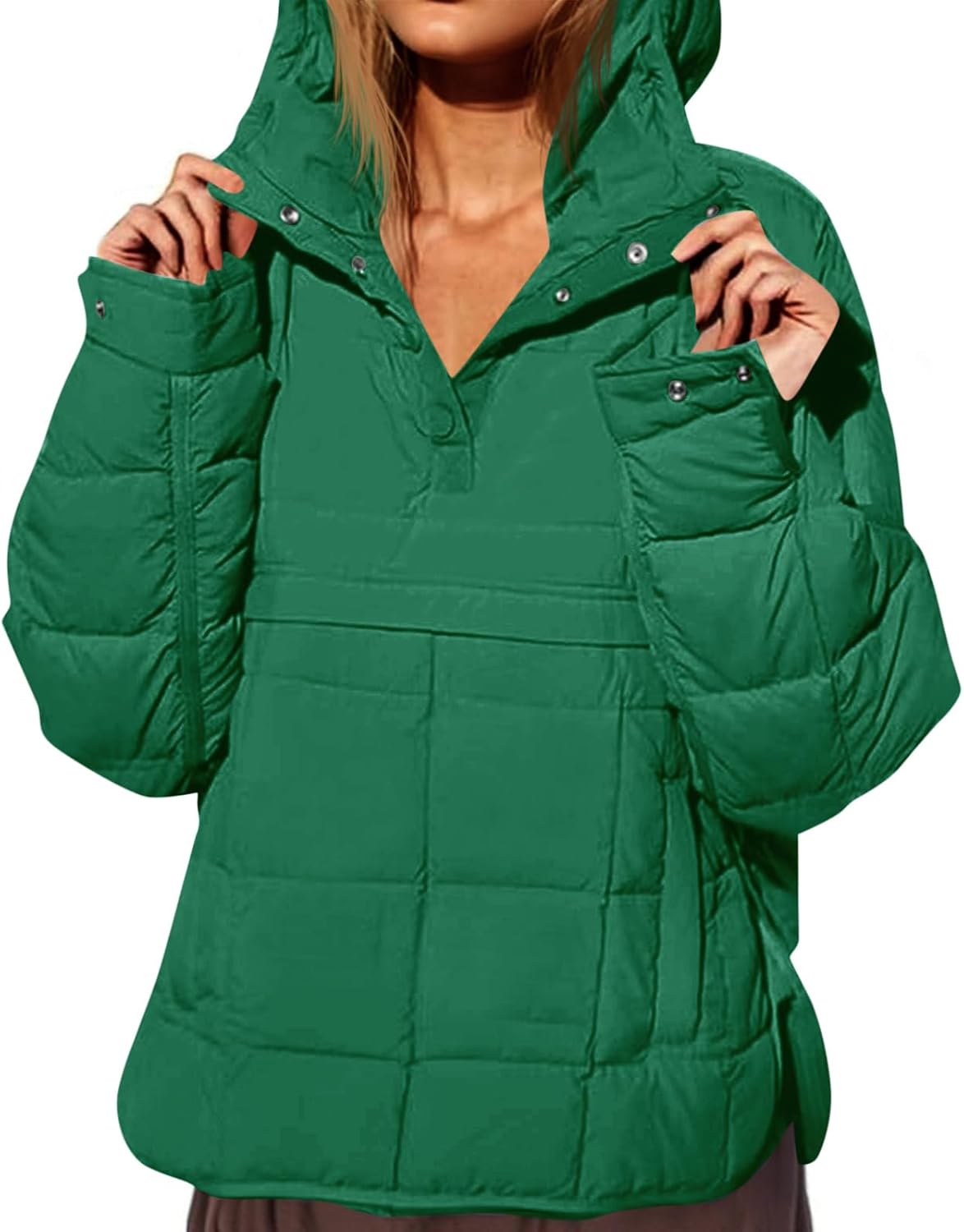 Fazortev Womens Oversized Puffer Jacket for Stylish Comfort
