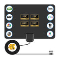 Enhanced 360 Reception TV Antenna for Local Channels 4K 1080p