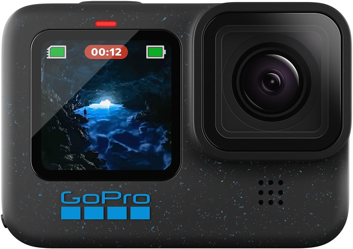 GoPro HERO12 Black Waterproof Action Camera with HDR and Stabilization