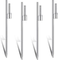 Feather Flag Ground Spike 20 in 4-Pack - Heavy Duty Stake for 0.65 in