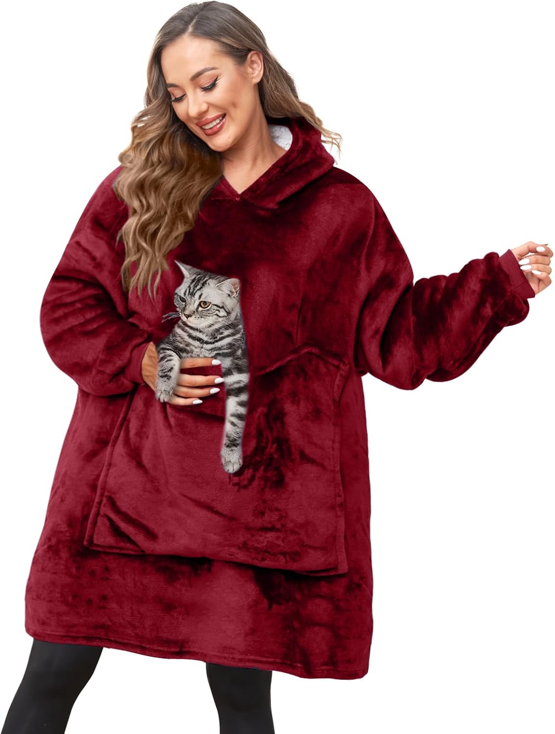Gentlewarm Hooded Blanket: Cozy Wearable Comfort