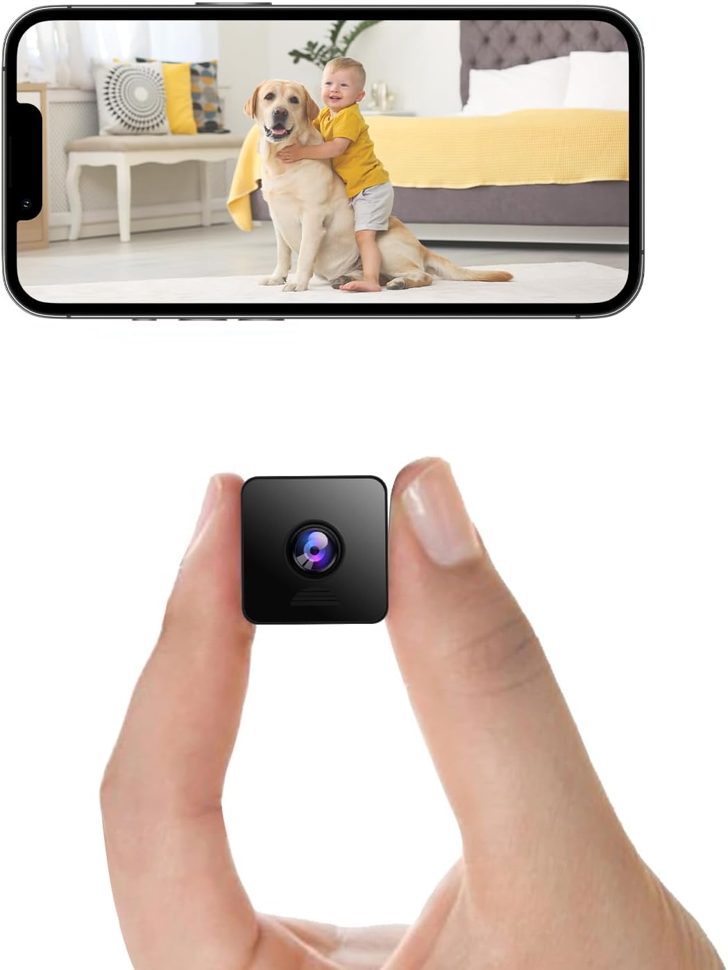 1080P HD Mini Indoor Camera with Night Vision