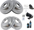TRQ Front and Rear Brake Pad & Rotor Kit Compatible with 1998-2002