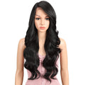 Joedir 26 Inch Big Curly Wavy Lace Frontal Wig for Women