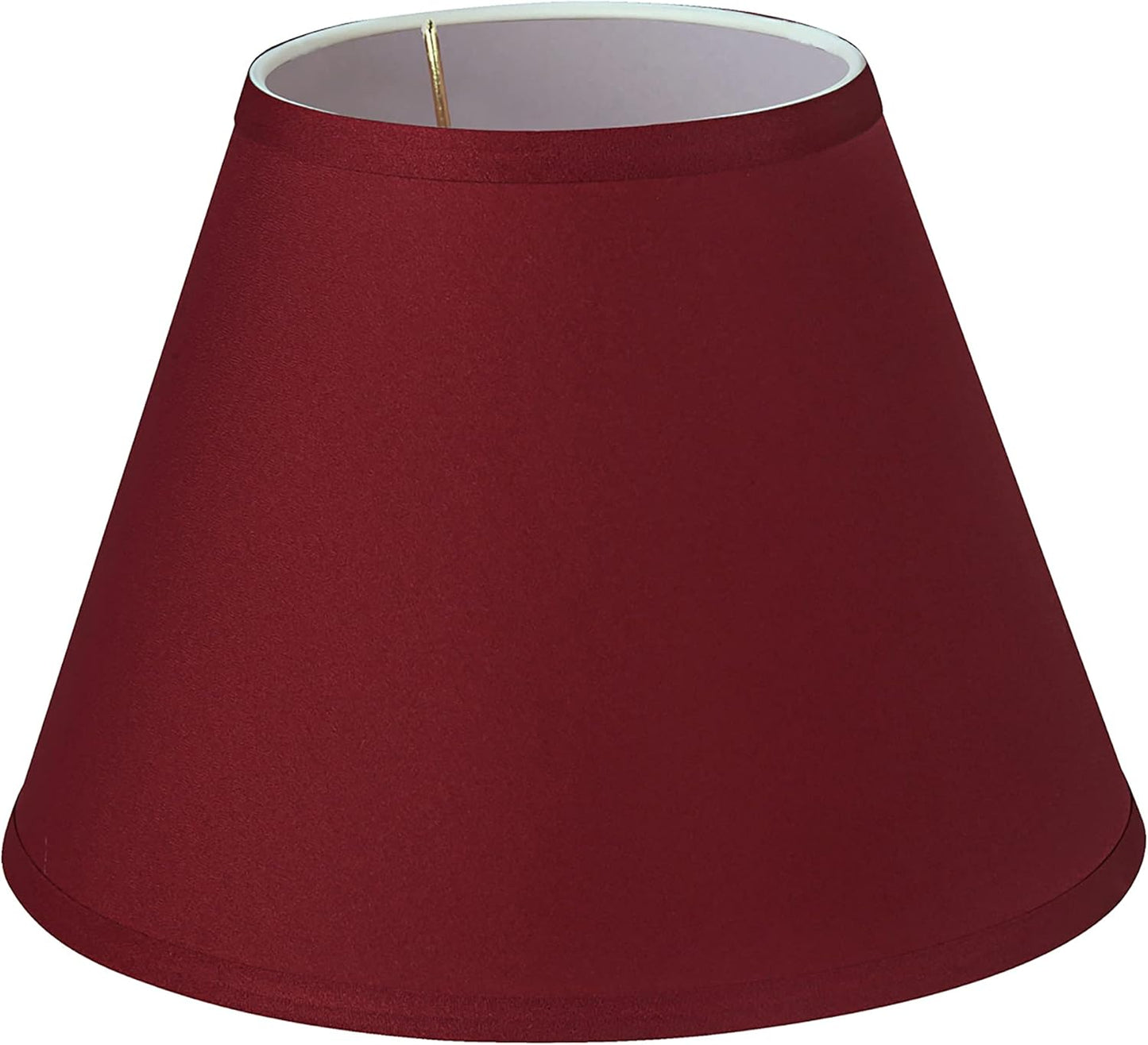 Aspen Creative Transitional Hardback Empire Lamp Shade in Red