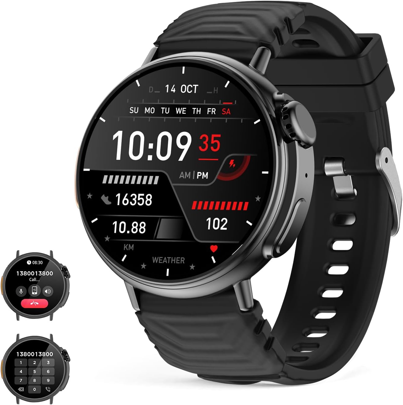 Ultra Smart Watch: HD Display, Calls, Music, Fitness