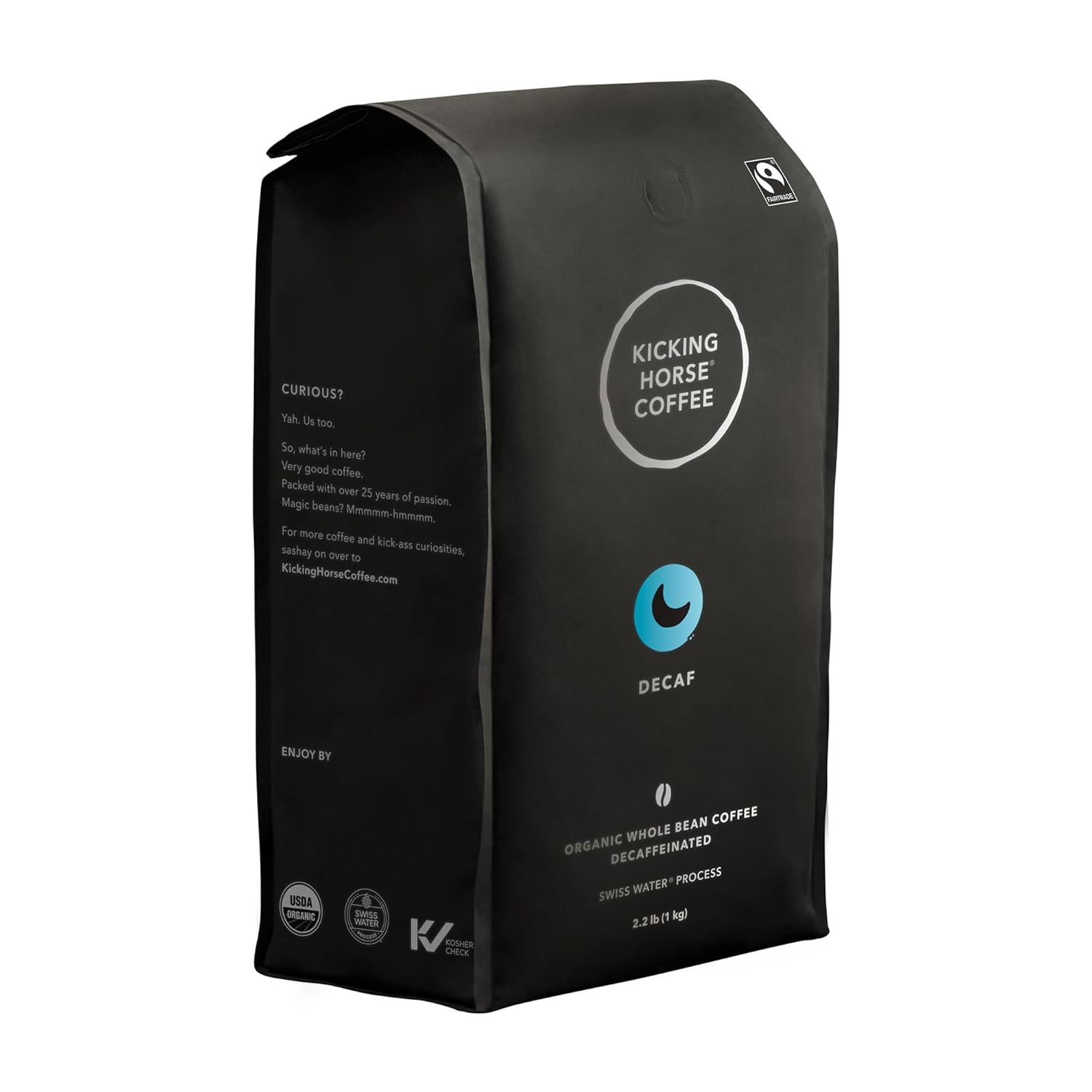 Organic Decaf Whole Bean Coffee - Kicking Horse 2.2lb