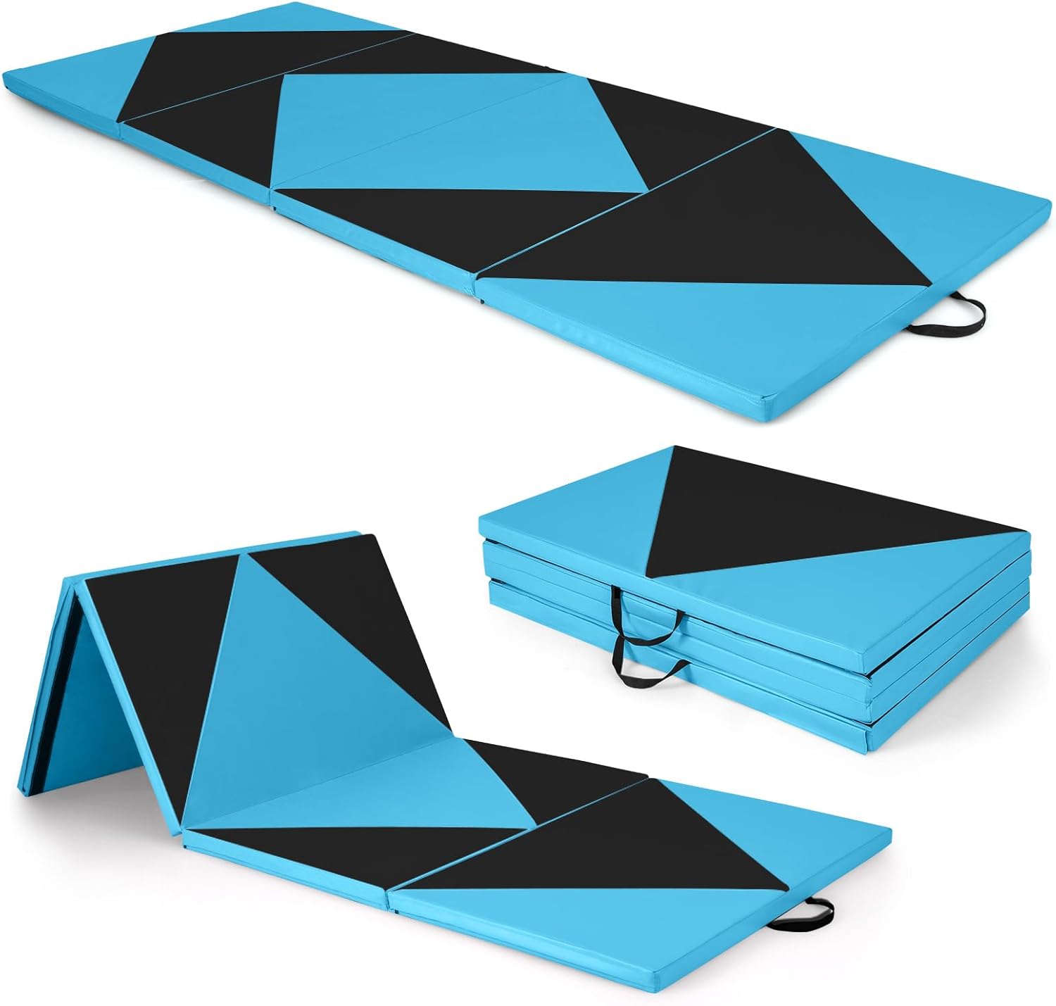 Giantex 4ftx10ftx2ft Gymnastics Mat for Cheerleading & Yoga