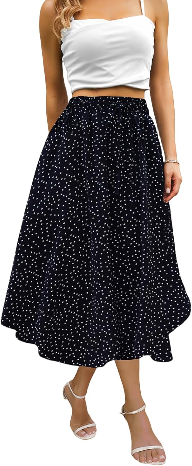 Maxi Skirts for Women with Pockets for Casual Beach Parties