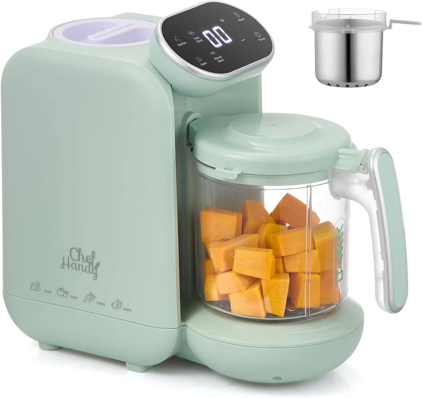Chefhandy Baby Food Maker: 5-in-1 Steamer & Blender for Infants