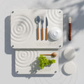 Pearl White 2PCs Large Drying Stone for Kitchen Counter - Quick Dry
