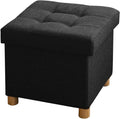 Small Ottoman with Storage Foot Stool Ottoman Storage Cube - Compact