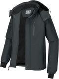 Men's Mountain Snow Waterproof Ski Jacket - Warm, Windproof Coat CAMEL