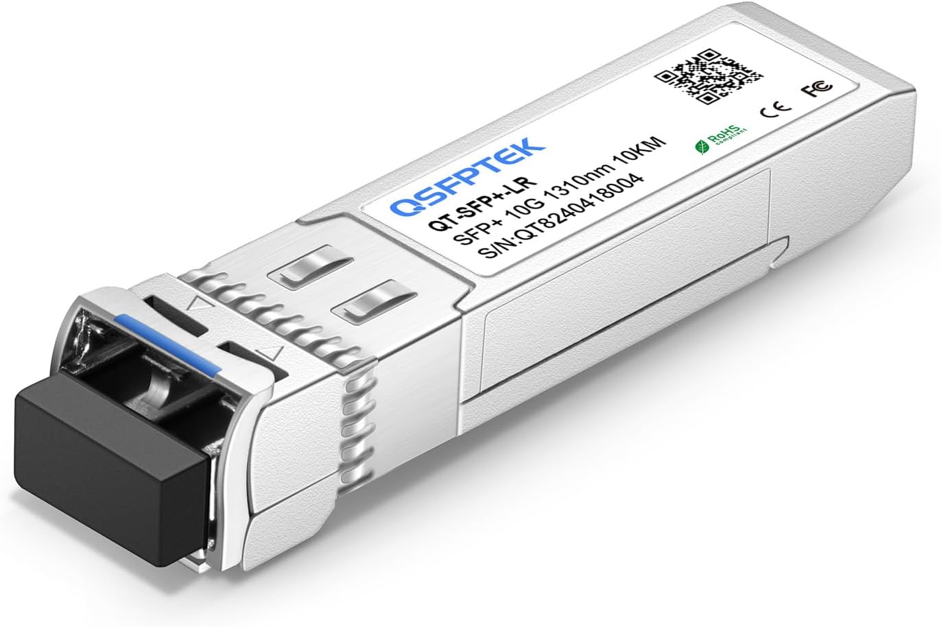 QSFPTEK 10GBASE-LR SFP+ Module for Cisco and Ubiquiti Devices