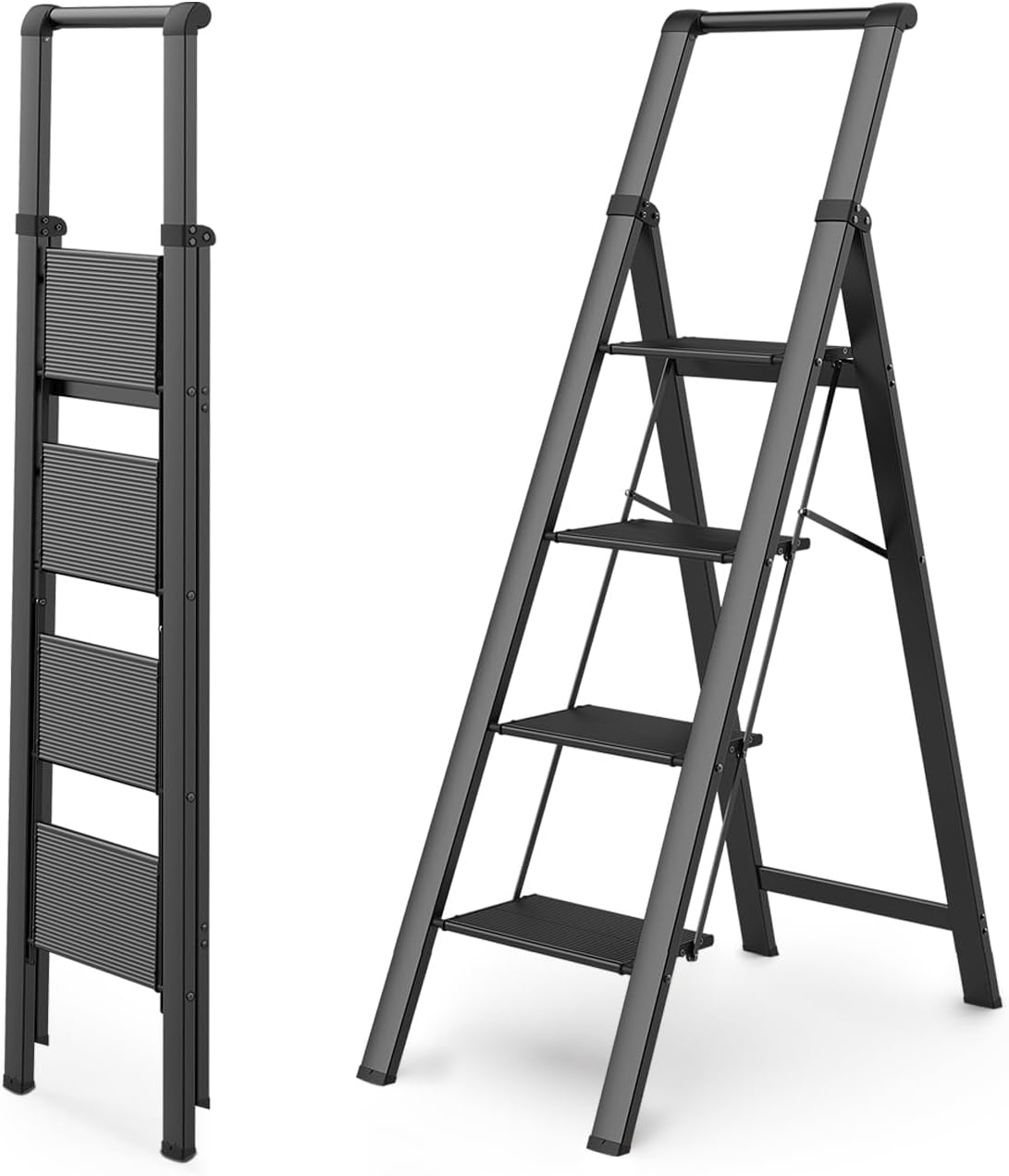 WOA WOA 4 Step Ladder for Home Use - Lightweight and Safe